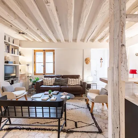 Lejlighed Charmant Appartement, Ile St Louis, 4th Ard, Calme Et Central Paris