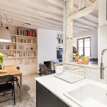 Charmant Appartement, Ile St Louis, 4th Ard, Calme Et Central Lejlighed *